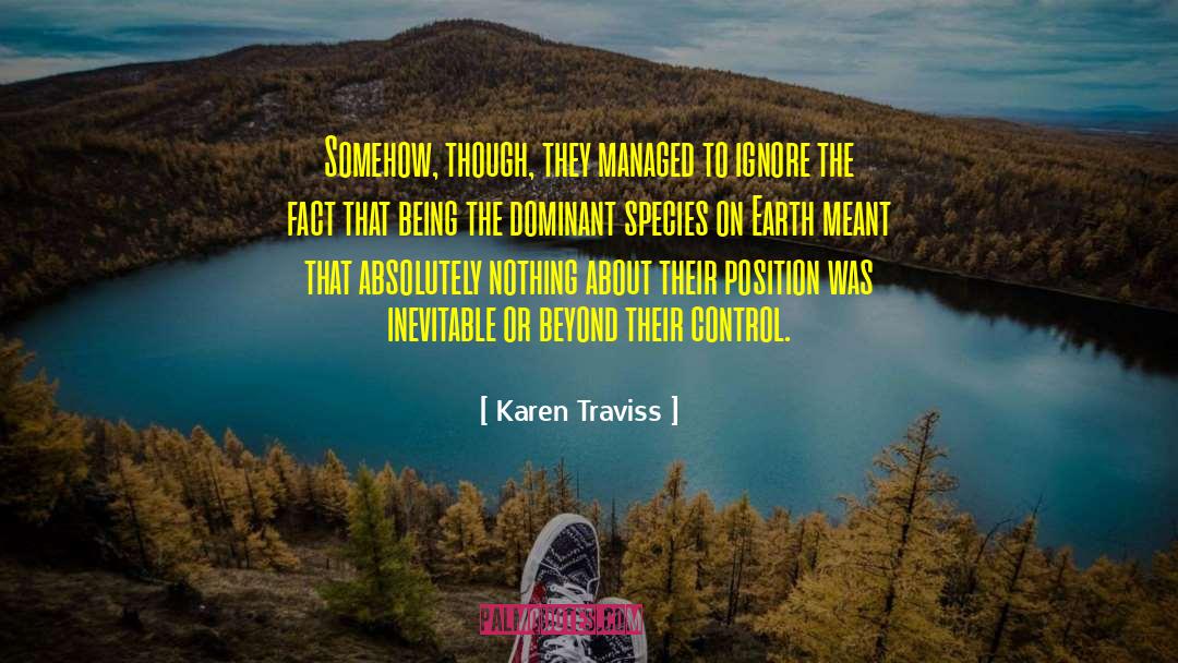 I Control quotes by Karen Traviss