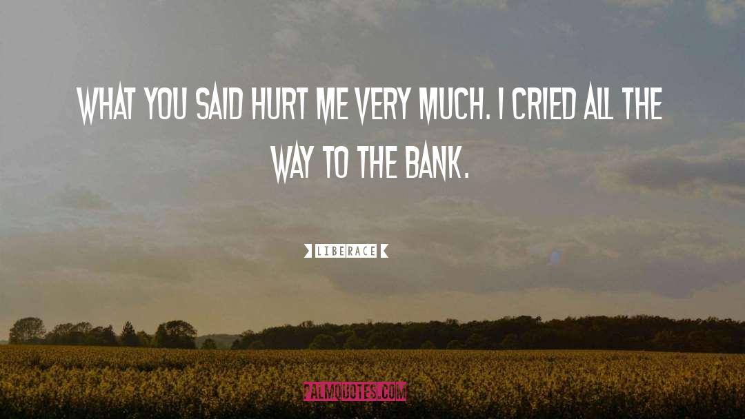 I Cried quotes by Liberace