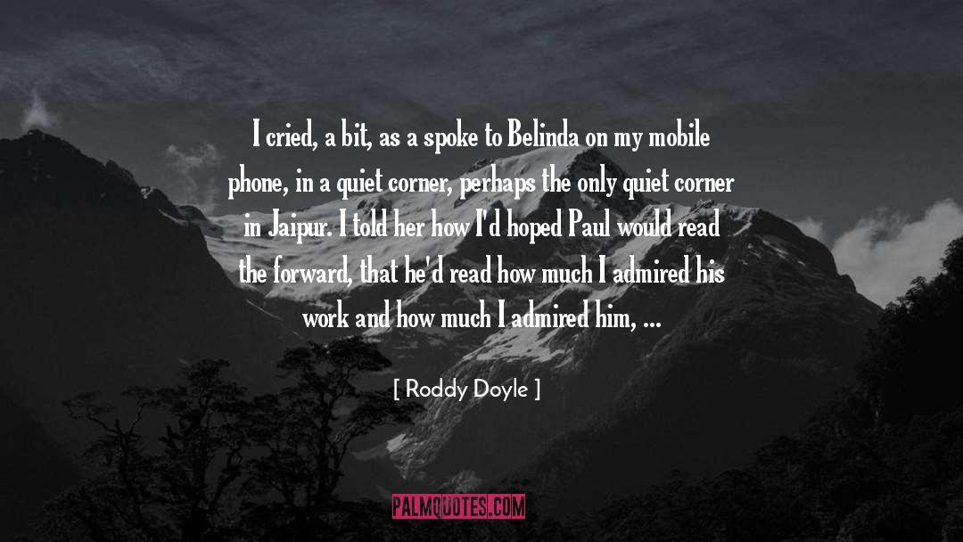 I Cried quotes by Roddy Doyle