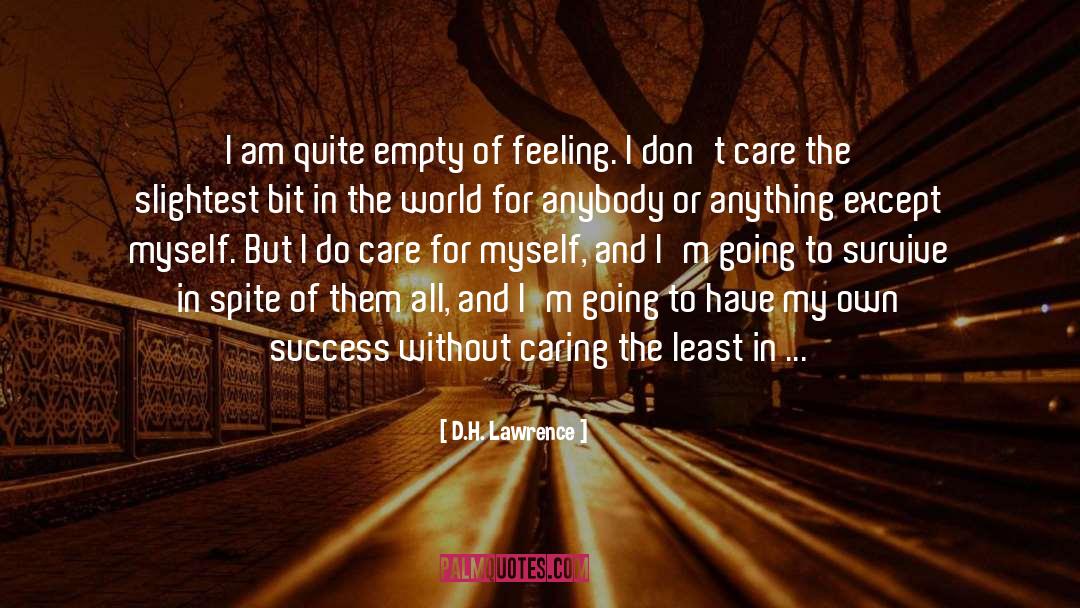 I Do Care quotes by D.H. Lawrence