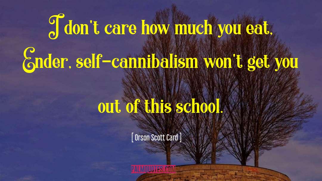 I Don 27t Care quotes by Orson Scott Card