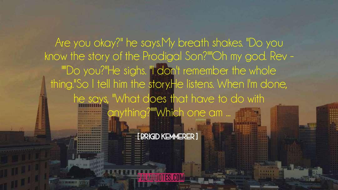 I Don T Know Who You Are quotes by Brigid Kemmerer