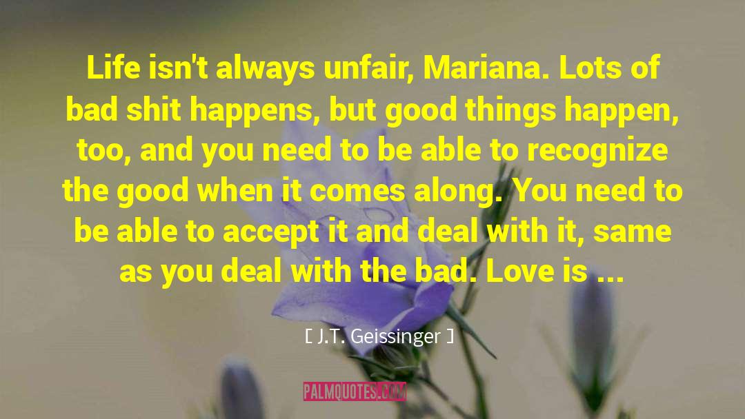 I Don T Love You quotes by J.T. Geissinger