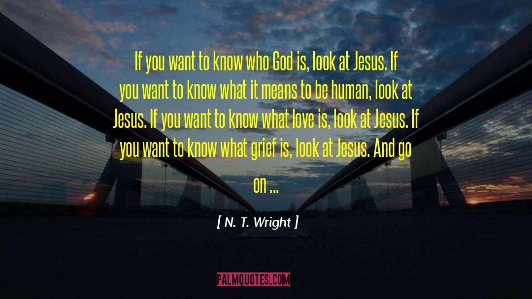 I Don T Want To Know quotes by N. T. Wright
