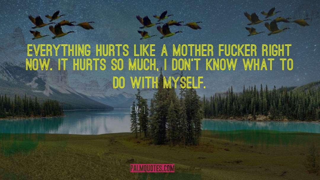 I Dont Know What To Do With Myself quotes by Me