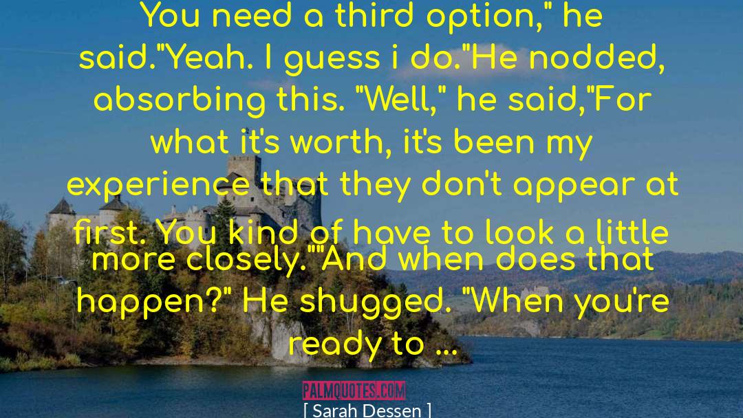 I Dont Need You Back quotes by Sarah Dessen