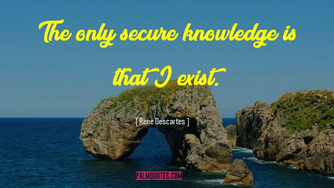 I Exist quotes by Rene Descartes