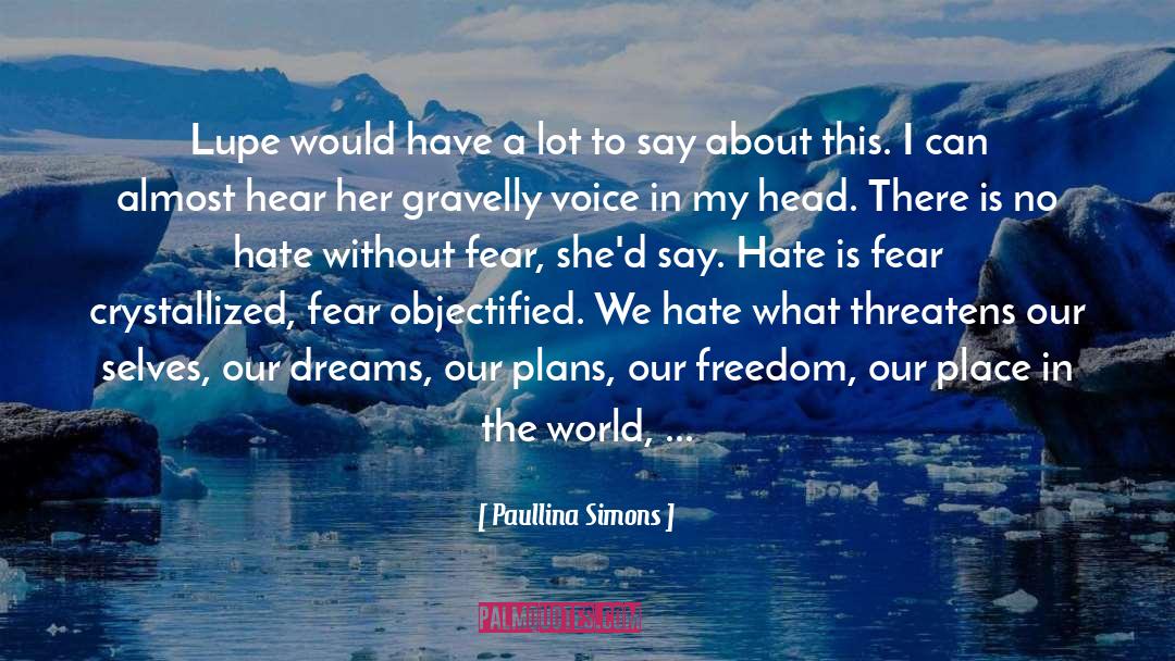 I Fear Love quotes by Paullina Simons
