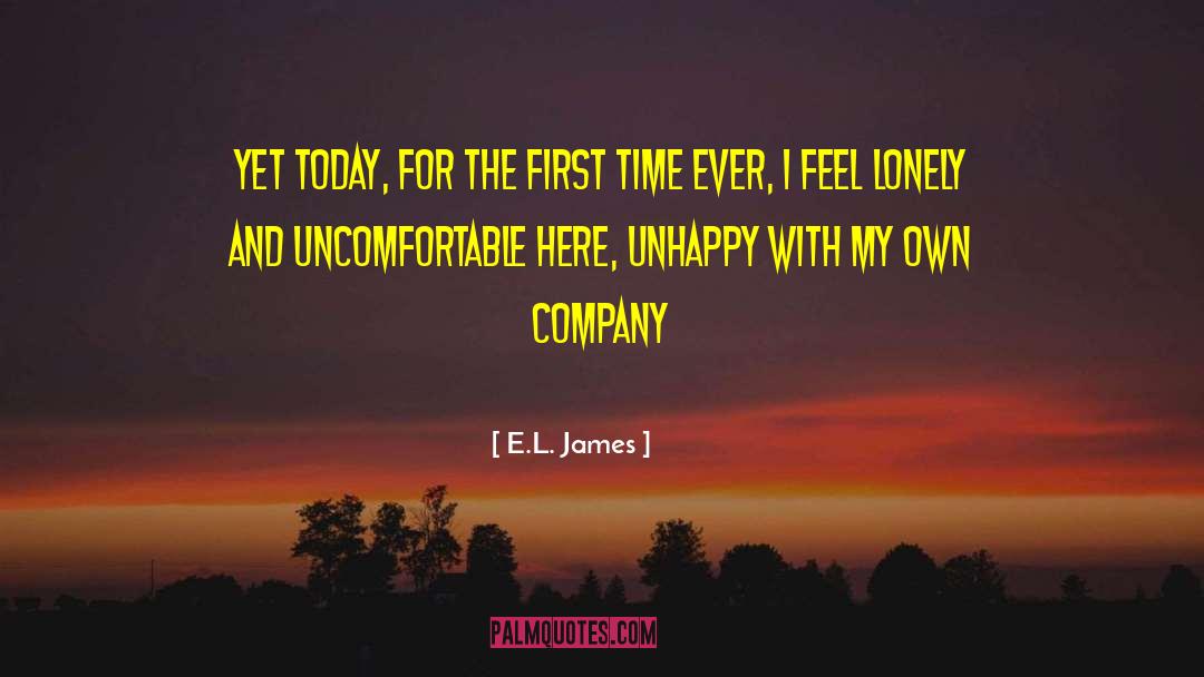 I Feel Lonely quotes by E.L. James