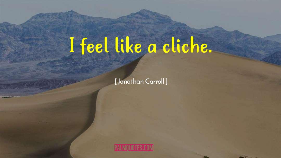 I Feel Sad quotes by Jonathan Carroll