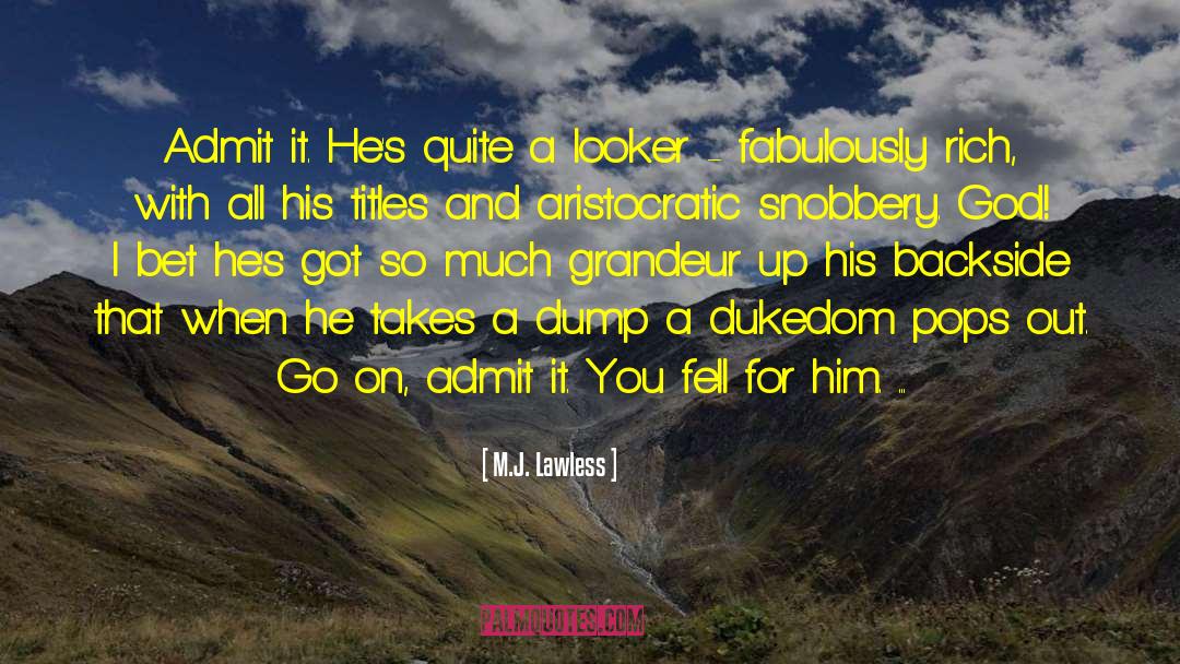 I Fell For His Smile quotes by M.J. Lawless