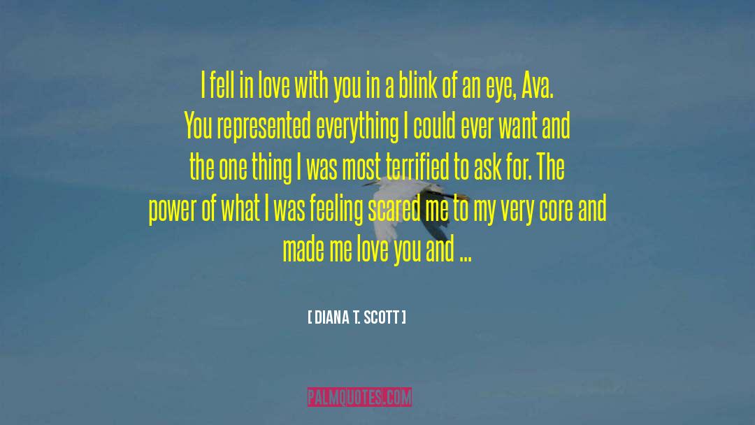 I Fell In Love With You quotes by Diana T. Scott