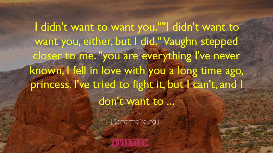 I Fell In Love With You quotes by Samantha Young