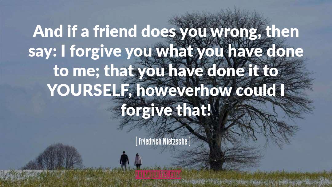 I Forgive You quotes by Friedrich Nietzsche