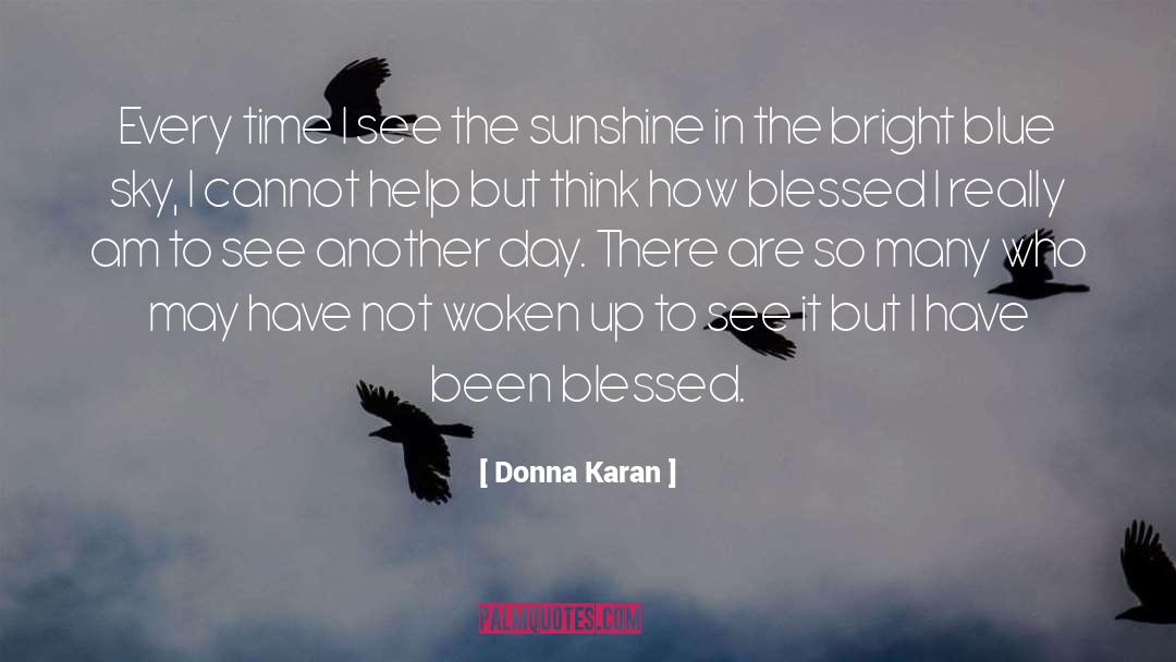 I Got Sunshine On A Cloudy Day quotes by Donna Karan
