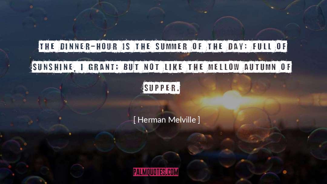 I Got Sunshine On A Cloudy Day quotes by Herman Melville