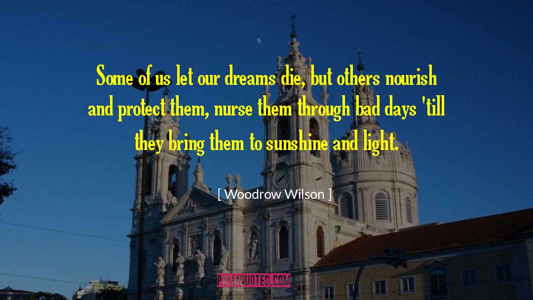 I Got Sunshine On A Cloudy Day quotes by Woodrow Wilson