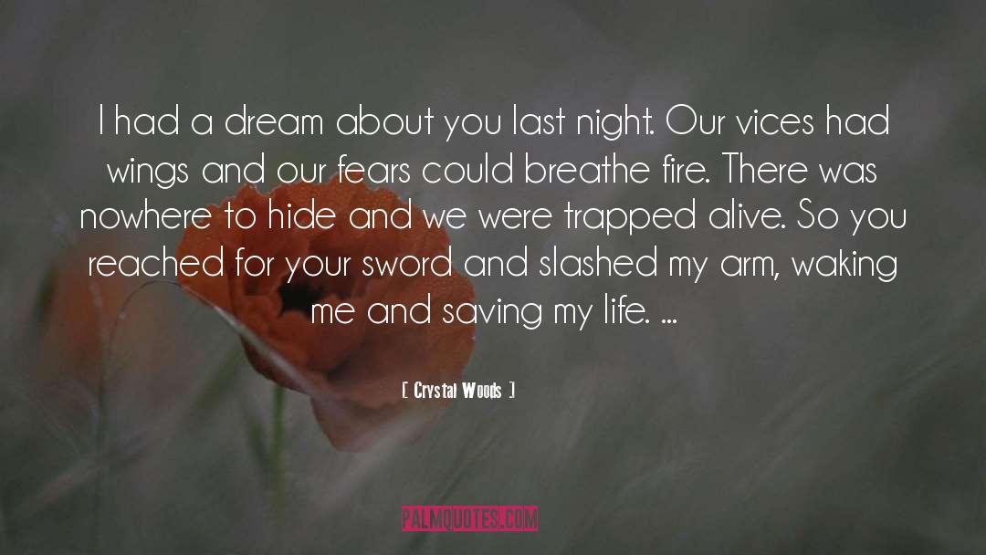 I Had A Dream About You quotes by Crystal Woods