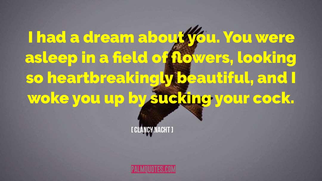 I Had A Dream About You quotes by Clancy Nacht