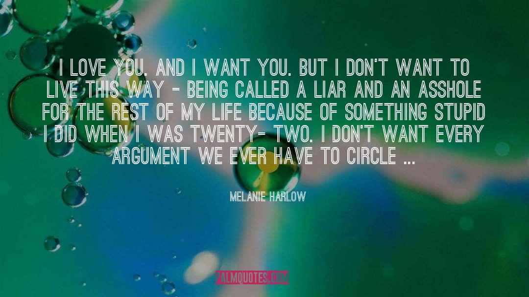 I Hate U Because I Love U quotes by Melanie Harlow