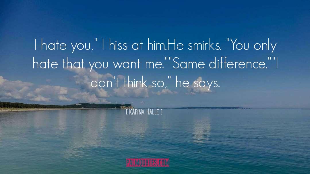 I Hate You quotes by Karina Halle