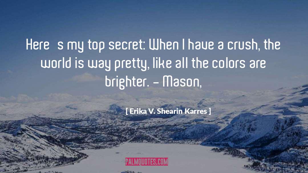 I Have A Crush quotes by Erika V. Shearin Karres