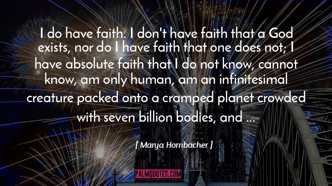 I Have Faith quotes by Marya Hornbacher