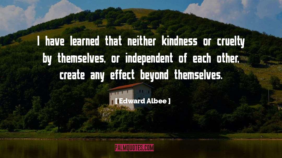 I Have Learned quotes by Edward Albee