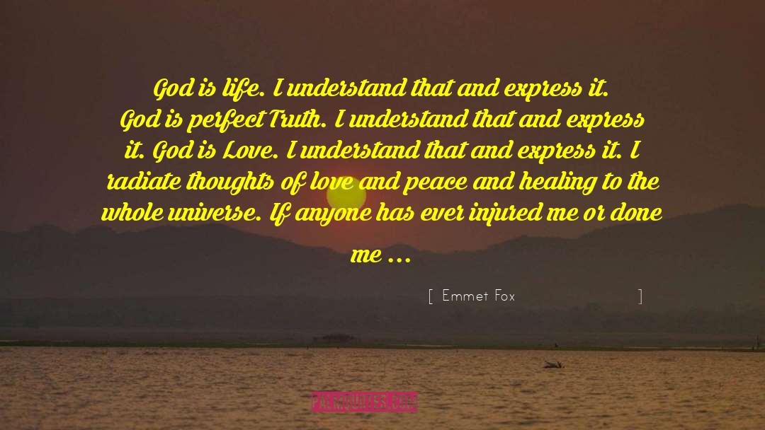 I Hurt The Person I Love The Most quotes by Emmet Fox