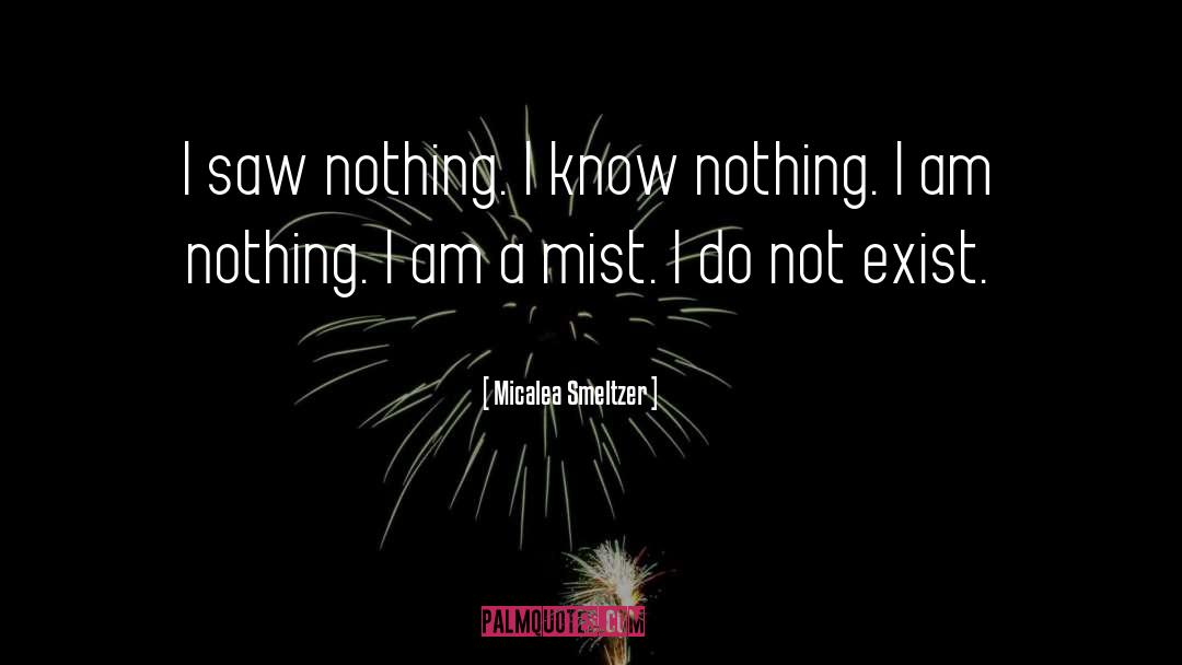 I Know Nothing quotes by Micalea Smeltzer