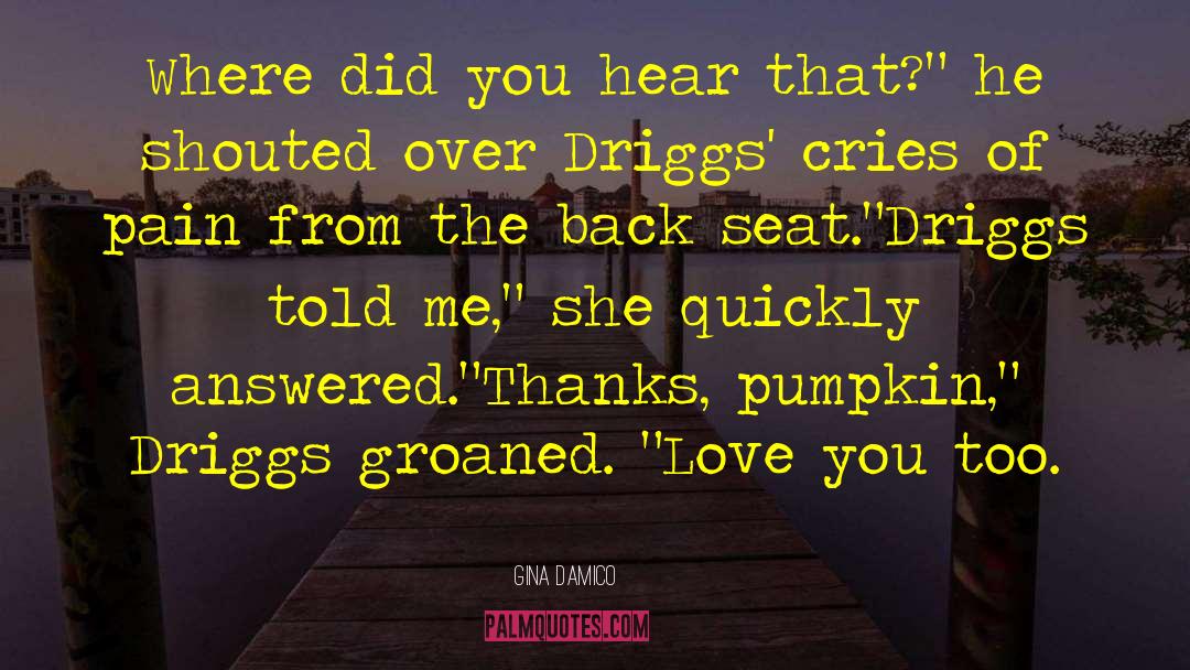 I Know You Love Me quotes by Gina Damico