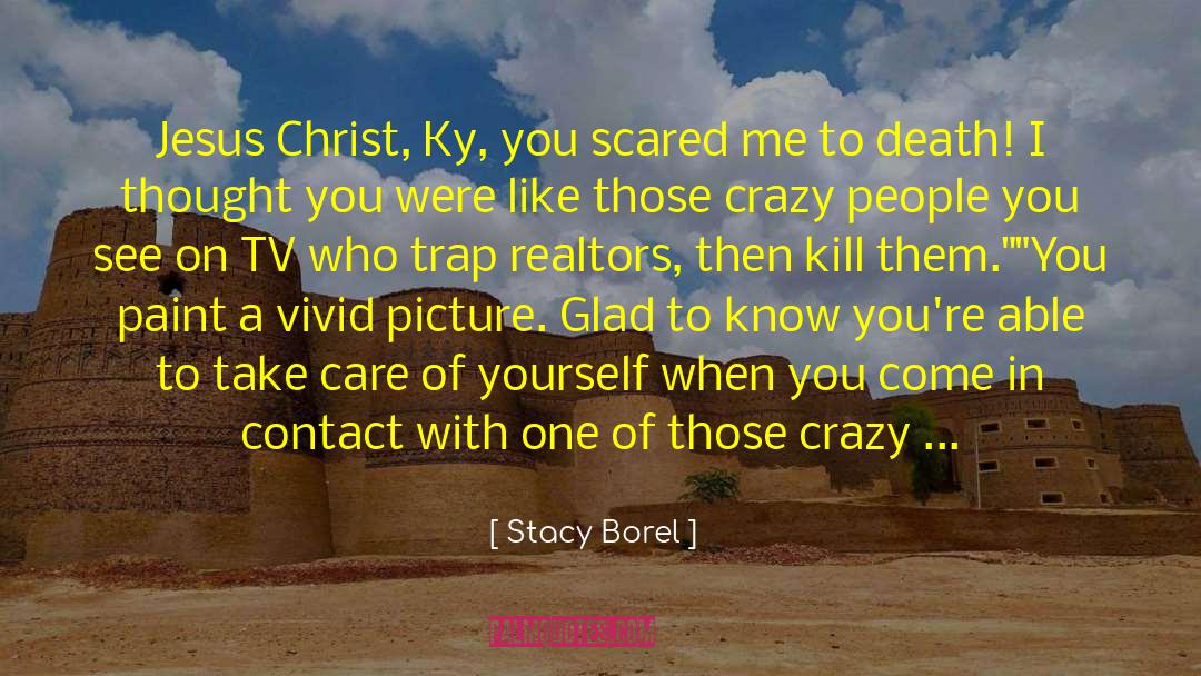 I Like To Picture Jesus quotes by Stacy Borel