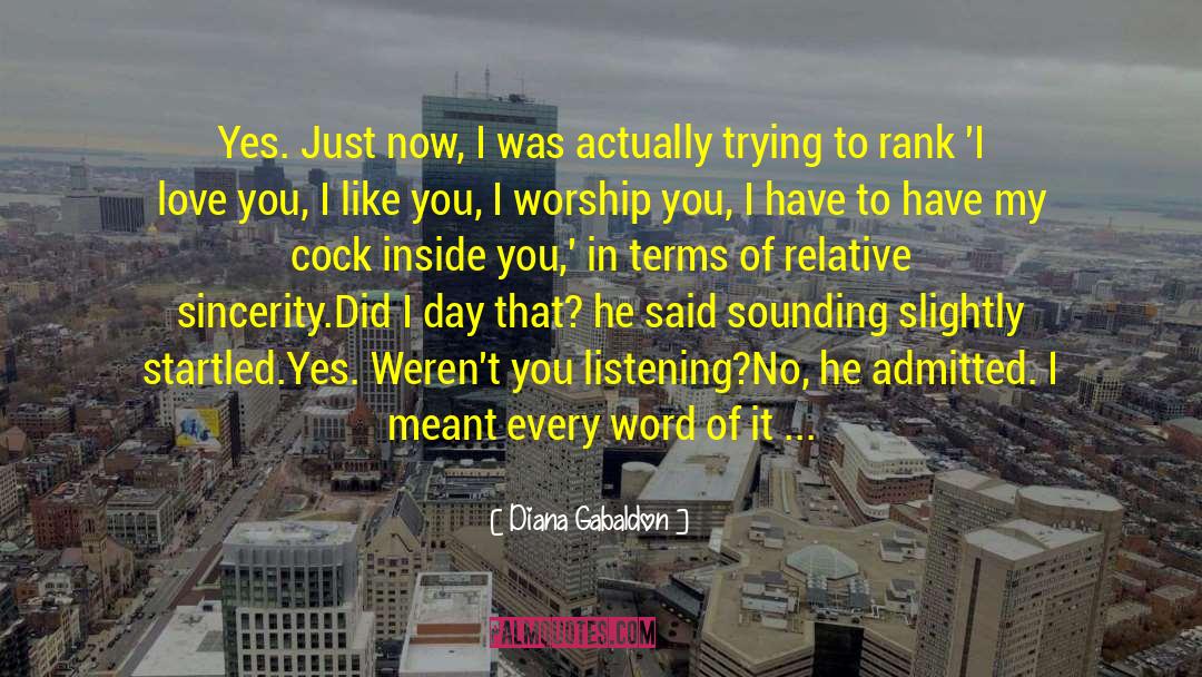 I Like You quotes by Diana Gabaldon