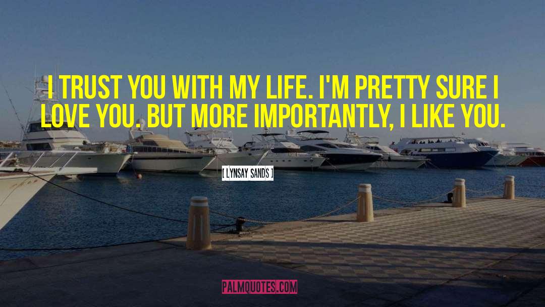 I Like You quotes by Lynsay Sands