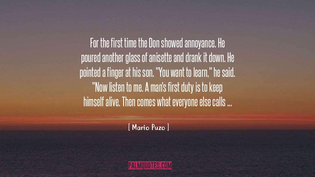 I Live For Music quotes by Mario Puzo