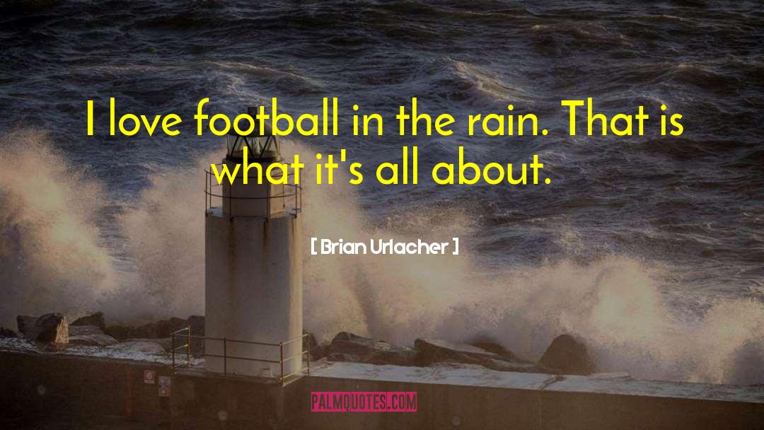I Love Football quotes by Brian Urlacher