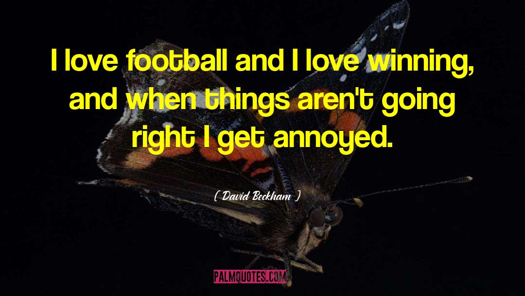 I Love Football quotes by David Beckham