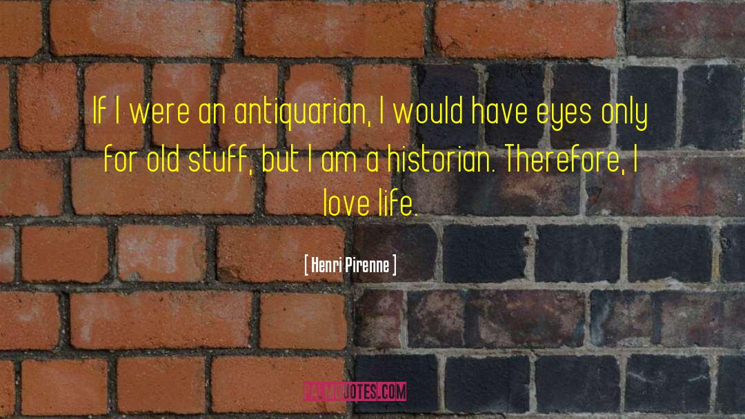 I Love Life quotes by Henri Pirenne