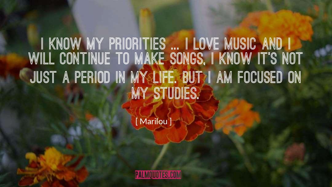 I Love Music quotes by Marilou