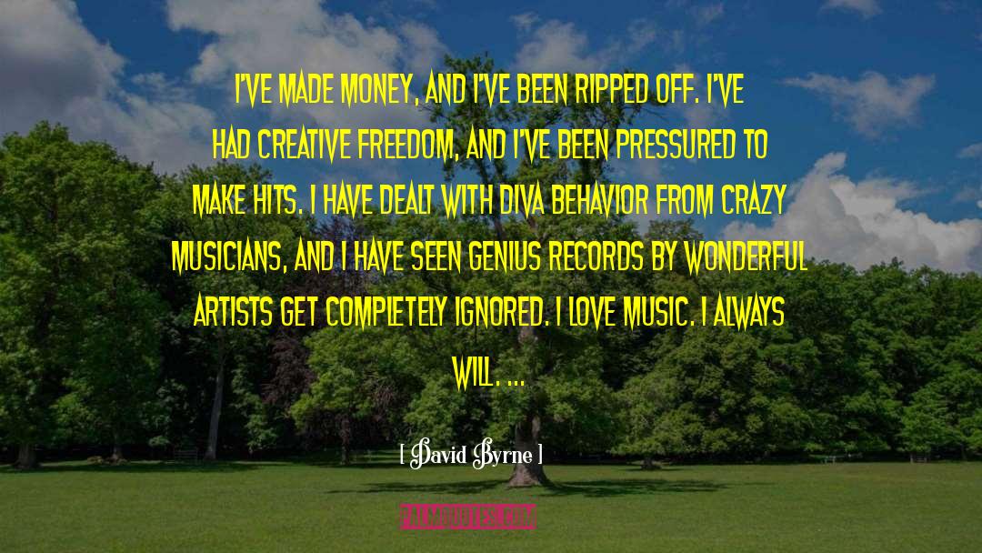 I Love Music quotes by David Byrne