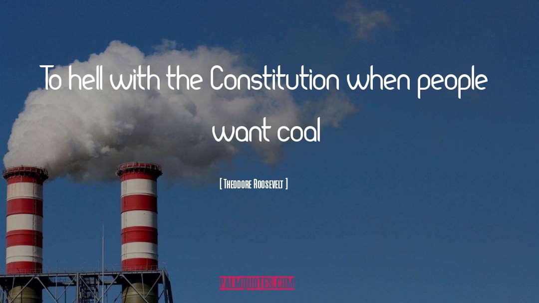 I Love My Coal Miner quotes by Theodore Roosevelt