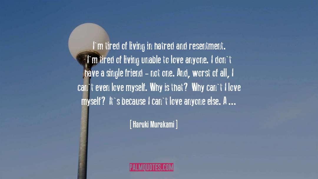 I Love Myself quotes by Haruki Murakami