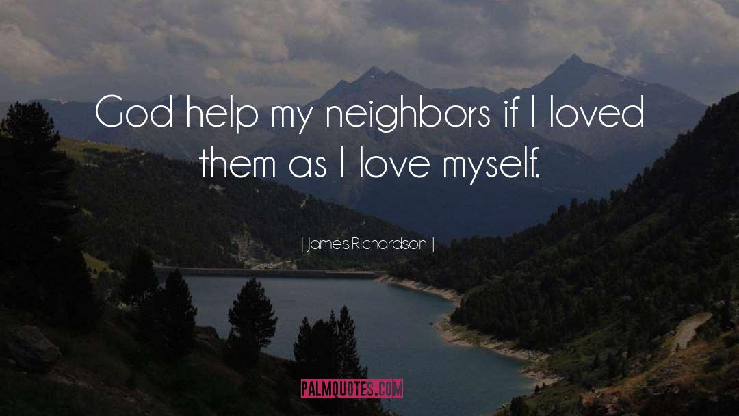 I Love Myself quotes by James Richardson