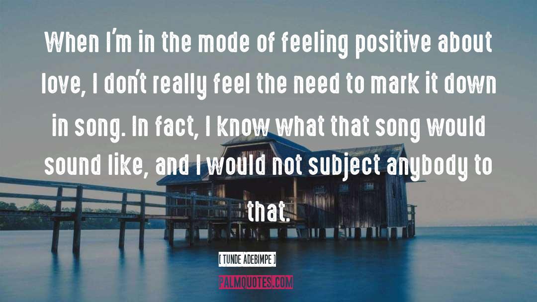I Love Song quotes by Tunde Adebimpe
