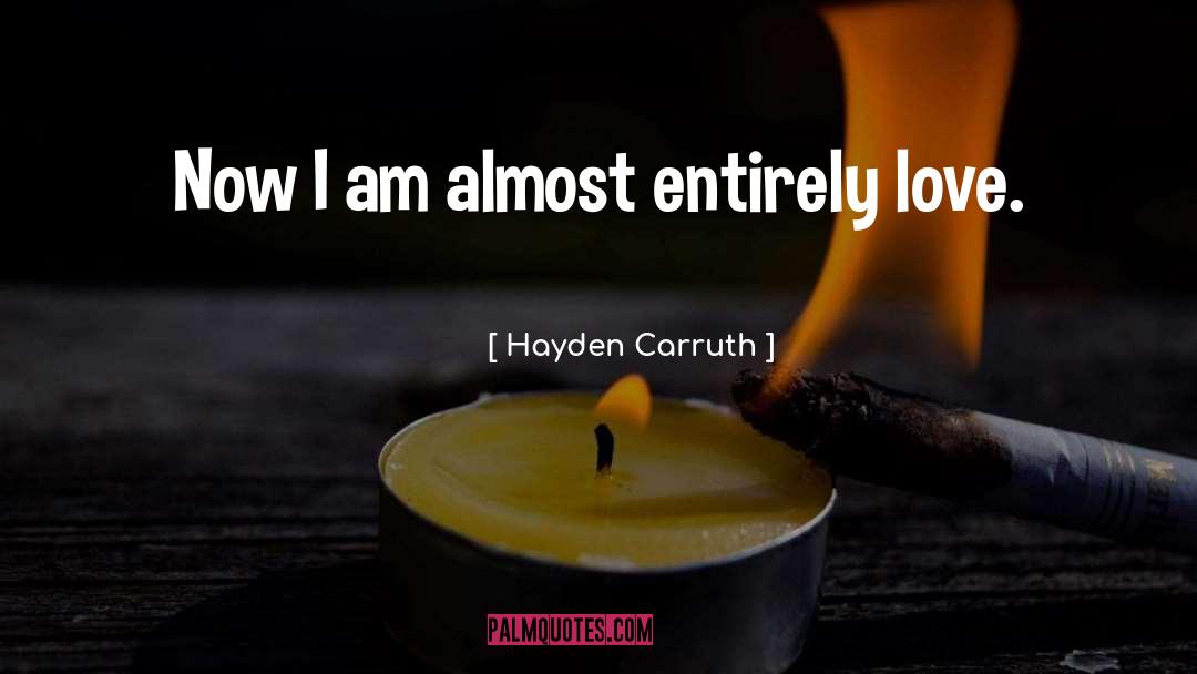 I Love Swimming quotes by Hayden Carruth