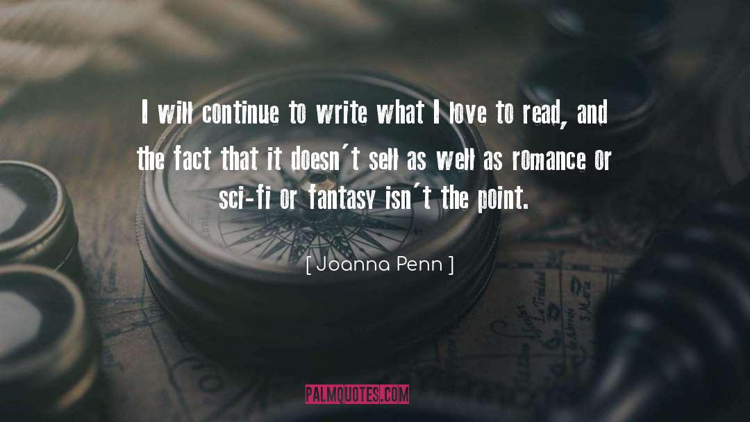 I Love To Read quotes by Joanna Penn