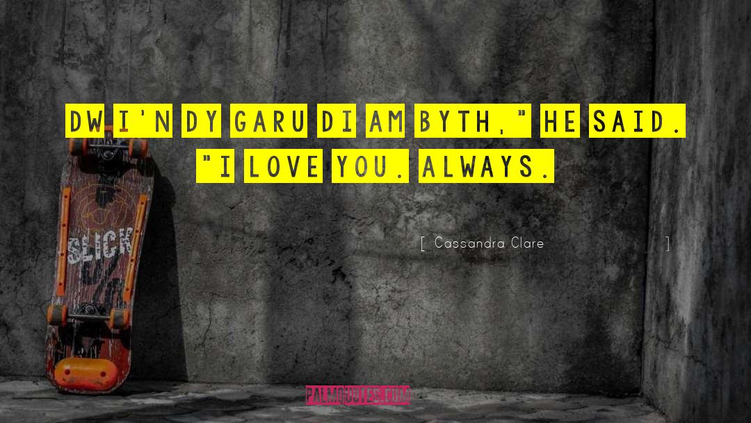 I Love You Always quotes by Cassandra Clare