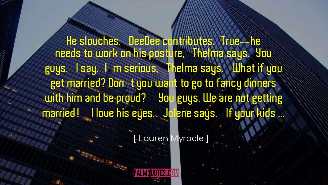 I Love You And I Am Sorry quotes by Lauren Myracle