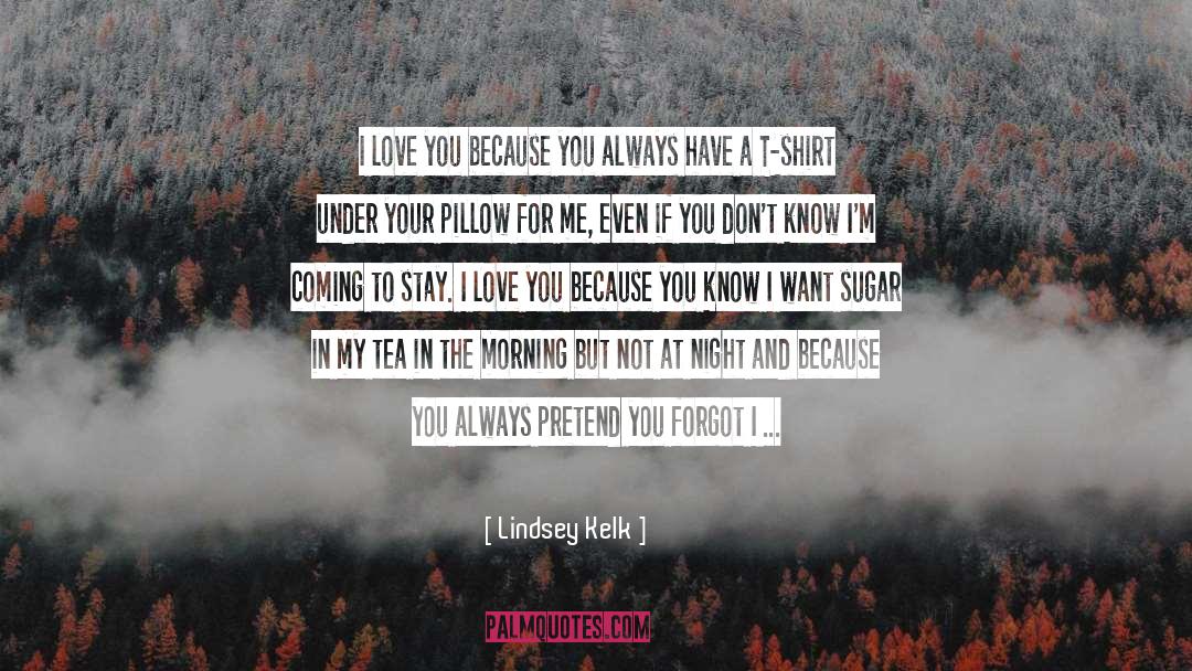 I Love You Because quotes by Lindsey Kelk