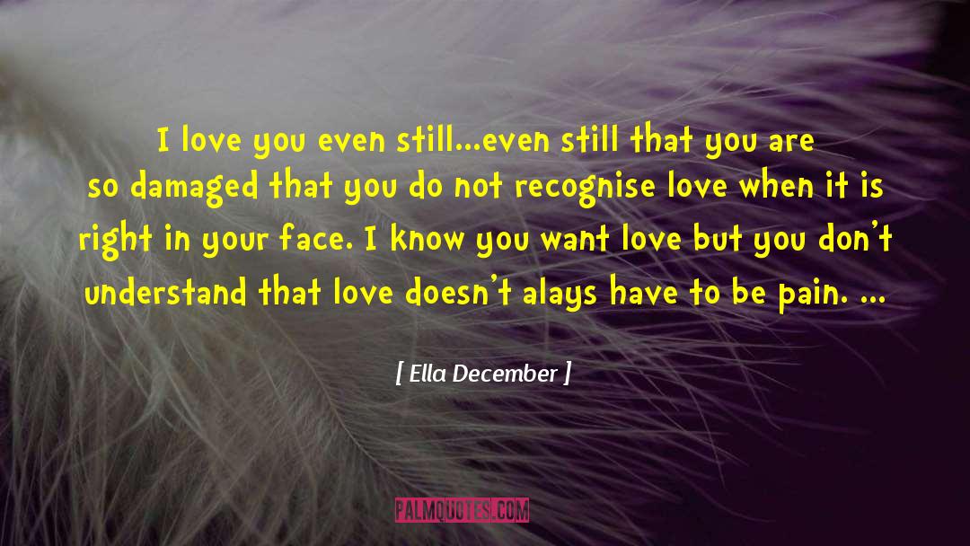 I Love You Like A quotes by Ella December